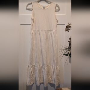 Old Navy Cream Midi Dress